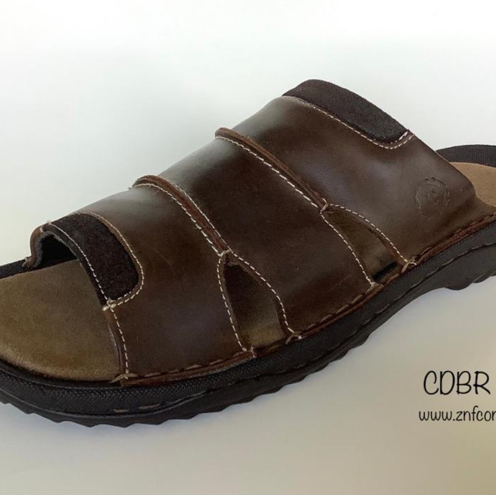 Genuine Leather Slides/ Sandals - Picture 5 of 6